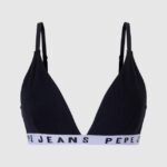 mujer sujetador triangular de algodón Pepe Jeans 44JTZ538 negro