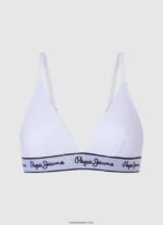 mujer tanga clásica con logo estampado Pepe Jeans 44JTZ541 blanco - Imagen 3
