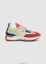 mujer tenis combinados con estampado lucky Pepe Jeans 44JTZ572 amarillo acido