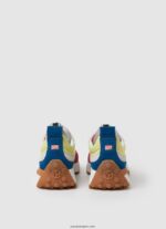 mujer tenis combinados con estampado lucky Pepe Jeans 44JTZ572 amarillo acido - Imagen 4