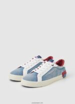 mujer tenis Kenton de lona vaquera Pepe Jeans 44JTZ627 fábrica azul - Imagen 3
