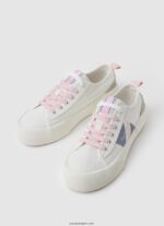 mujer tenis vulcanizados con bandera allen Pepe Jeans 44JTZ620 blanco - Imagen 3