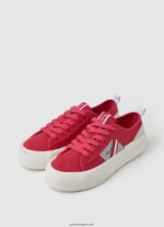 mujer tenis vulcanizados con bandera allen Pepe Jeans 44JTZ628 fresa - Imagen 3