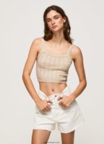 mujer top tejido con tirantes Pepe Jeans 44JTZ242 fuerte - Imagen 3