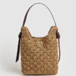mujer tote de paja tejida Pepe Jeans 44JTZ717 caramelo