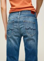 mujer vaqueros Carey de tiro medio holgados Pepe Jeans 44JTZ80 mezclilla - Imagen 5