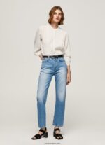 mujer vaqueros celyn de talle alto Pepe Jeans 44JTZ25 mezclilla