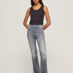 mujer vaqueros dion de talle alto acampanados Pepe Jeans 44JTZ63 mezclilla