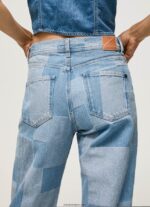 mujer vaqueros dover de tiro alto Pepe Jeans 44JTZ88 mezclilla - Imagen 5