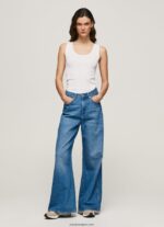 mujer vaqueros jaimy de talle alto Pepe Jeans 44JTZ79 mezclilla
