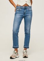 mujer vaqueros jolie de tiro medio con corte regular Pepe Jeans 44JTZ20 mezclilla - Imagen 2