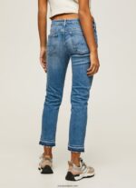 mujer vaqueros jolie de tiro medio con corte regular Pepe Jeans 44JTZ20 mezclilla - Imagen 4