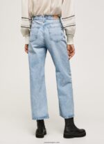 mujer vaqueros Lexa Sky de talle alto y ancho Pepe Jeans 44JTZ78 mezclilla - Imagen 5