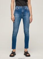 mujer vaqueros pitillo de talle alto Pepe Jeans 44JTZ41 mezclilla - Imagen 2