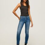 mujer vaqueros skinny pixie de tiro medio Pepe Jeans 44JTZ54 mezclilla