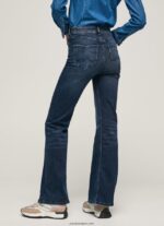 mujer vaqueros willa de talle alto y corte acampanado Pepe Jeans 44JTZ61 mezclilla - Imagen 4