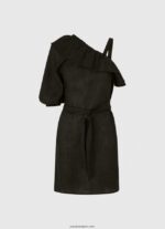 mujer vestido asimétrico Pepe Jeans 44JTZ200 negro - Imagen 5