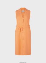 mujer vestido con cuello de solapa Pepe Jeans 44JTZ212 durazno - Imagen 5