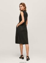mujer vestido con cuello de solapa Pepe Jeans 44JTZ224 negro - Imagen 4