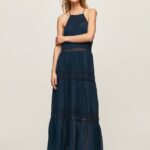 mujer vestido con detalles bordados Pepe Jeans 44JTZ218 dulwich