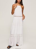 mujer vestido con detalles bordados Pepe Jeans 44JTZ219 blanco - Imagen 3