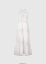 mujer vestido con detalles bordados Pepe Jeans 44JTZ219 blanco - Imagen 5