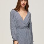 mujer vestido con logo estampado Pepe Jeans 44JTZ160 multi