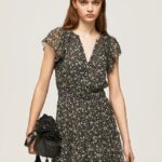 mujer vestido de gasa floral Pepe Jeans 44JTZ171 multi