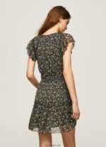 mujer vestido de gasa floral Pepe Jeans 44JTZ171 multi - Imagen 4