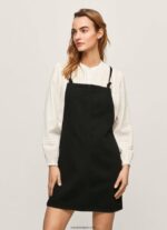 mujer vestido de mezclilla con ramitas Pepe Jeans 44JTZ211 mezclilla