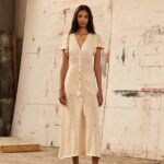 mujer vestido de punto fino faye Pepe Jeans 44JTZ151 suero de la leche