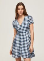 mujer vestido estampado a cuadros Pepe Jeans 44JTZ184 multi