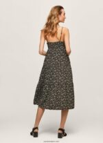 mujer vestido fluido floral Pey Pepe Jeans 44JTZ223 multi - Imagen 4