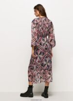 mujer vestido midi con detalles paisley Pepe Jeans 44JTZ180 multi - Imagen 4
