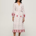mujer vestido popular bordado Pepe Jeans 44JTZ149 blanco