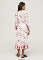 mujer vestido popular bordado Pepe Jeans 44JTZ149 blanco - Imagen 4