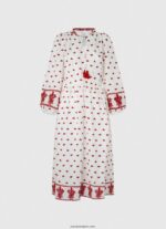 mujer vestido popular bordado Pepe Jeans 44JTZ149 blanco - Imagen 5