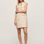 mujer vestido utilitario aura Pepe Jeans 44JTZ215 piedra