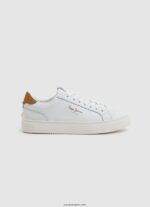mujer zapatillas adams basic de piel Pepe Jeans 44JTZ585 blanco