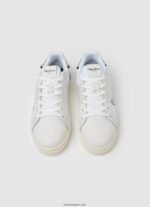 mujer zapatillas combinadas de malla milton Pepe Jeans 44JTZ612 blanco - Imagen 2