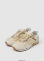 mujer zapatillas running albal london Pepe Jeans 44JTZ609 oro - Imagen 3