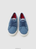 mujer zapatillas vaqueras brady básicas Pepe Jeans 44JTZ633 fábrica azul - Imagen 2